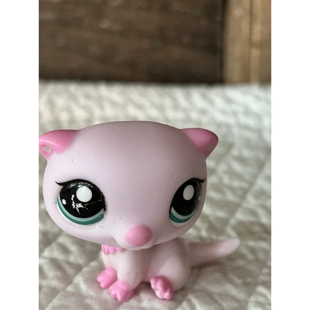 LPS Hasbro Pink‎ Sea Otter Littlest Pet Shop Toy Figurine Figure